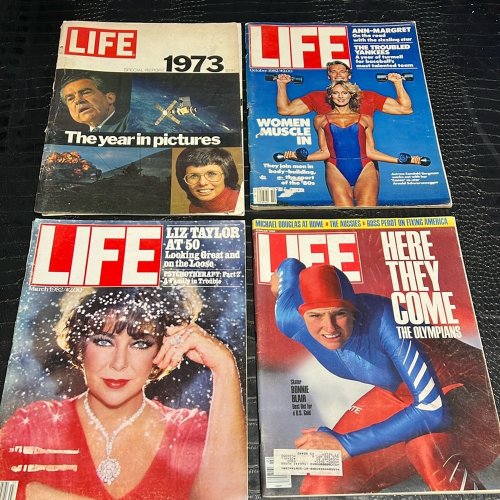 Life Magazine 4 pcs vintage